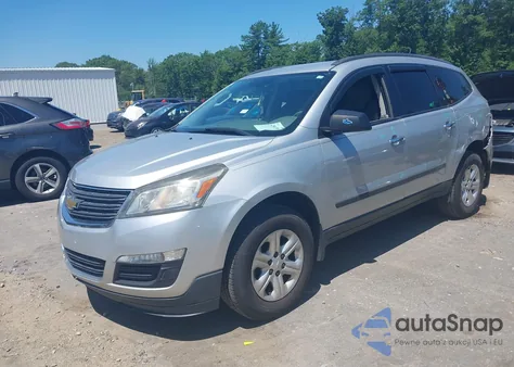 2016 Chevrolet Traverse Ls из США, поврежденный, VIN 1GNKRFEDXGJ107615